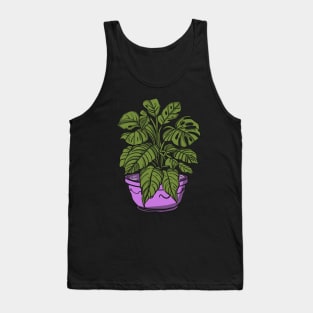 Monstera plant Tank Top